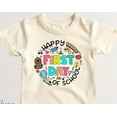 thumbnail image 1 of Happy First Day Of School Youth Shirts, Teacher Pencil Tees, Back To School Gifts, Teacher Appreciation Gift, Hello School Kids Shirts, New Born, Baby Shower Gift, New Parents Gift, 1 of 3