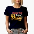 thumbnail image 1 of Happy First Father's Day Daddy, Navy Blue T-Shirt, 2XL, 1 of 5