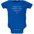 thumbnail image 1 of Happy First Mother's Day Mommy Royal Soft Baby One Piece - 9-12 months, 1 of 1