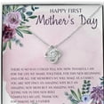thumbnail image 1 of Happy First Mother's Day Necklace, First Mothers Day Necklace for Women, Adults Size, 1 of 3