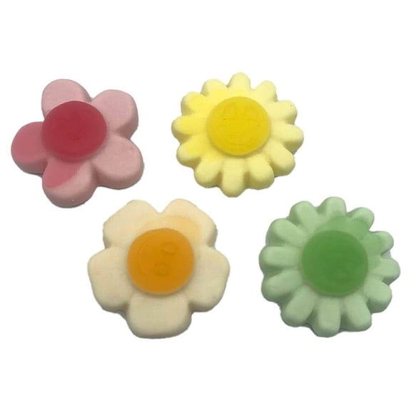 Happy Flowers Sweets Fruit Flavour Gummy Flower Sweet Candy Gummies - 250g 500g 1kg 3kg Bag (250g)