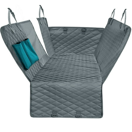 Happy Forest Store Hammock-style Universal Fit Backseat Cover Breathable Waterproof Scratch-Resistant Rear Seat Cover for Pets or Large Small Breed Dog