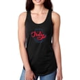 thumbnail image 1 of Happy Fourth Of July Logo Racerback Tank Women -Image by Shutterstock, Female Large, 1 of 4