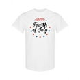 thumbnail image 1 of Happy Fourth Of July T-Shirt Women -SPIdeals Designs, Female 4X-Large, 1 of 4