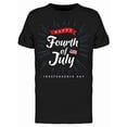 thumbnail image 1 of Happy Fourth Of July, W/Ribbon Tee Men's -Image by Shutterstock, 1 of 4