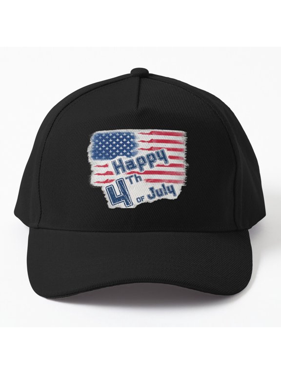 Happy Fourth of July Jet Pilots Baseball Cap, USA Aviation Celebration Graphic Design, Classic Hat