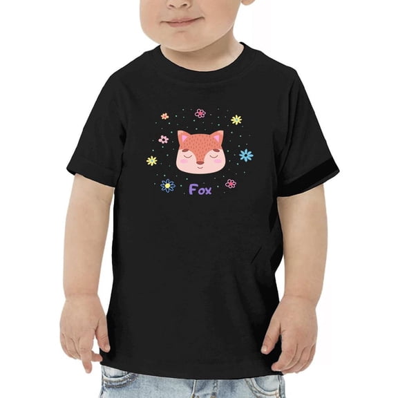 Happy Fox Face T-Shirt Toddler -Image by Shutterstock, 2 Toddler