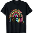 thumbnail image 1 of Happy Fri-Yay Friday Lovers Fun Teacher TGIF T-Shirt, 1 of 3