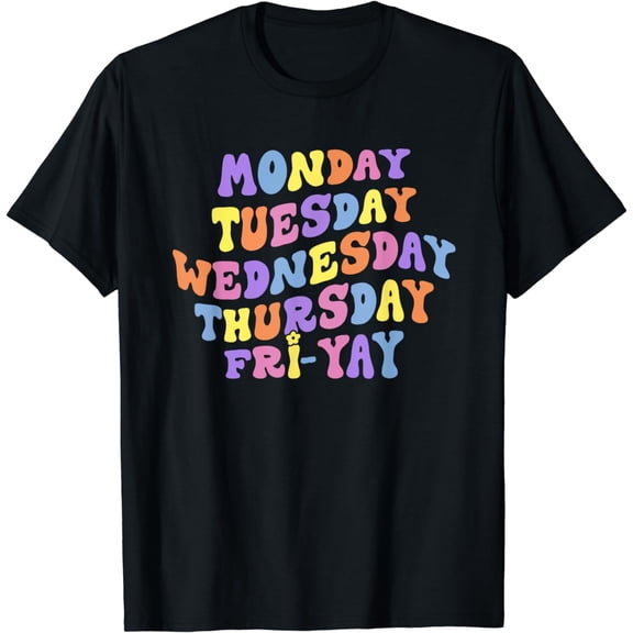 Happy Fri-Yay Friday Lovers Fun Teacher TGIF T-Shirt
