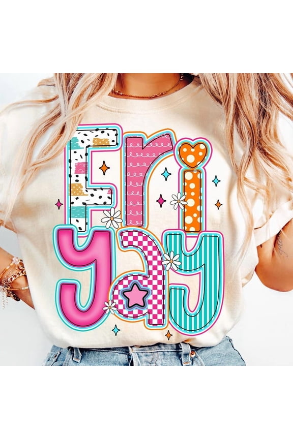 Happy Fri-yay T-Shirt, Funny Friday Weekend Shirt, Teacher Appreciation Shirt, Gifts for Teacher Shirt, Back to School Shirt