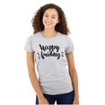 thumbnail image 1 of Happy Friday Weekend Vibes Fun TGIF Womens Slim Fit Graphic Tee Brisco Brands X, 1 of 5