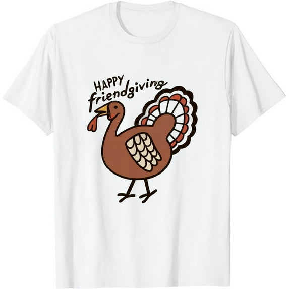 Happy Friendsgiving Day Thanksgiving Funny Friends Giving T-Shirt