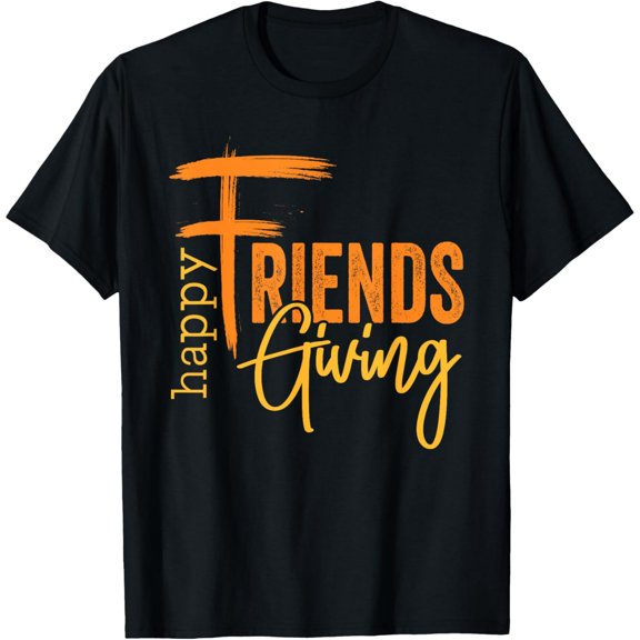 Happy Friendsgiving Dinner Group Graphic Unisex Short Sleeve T-Shirt