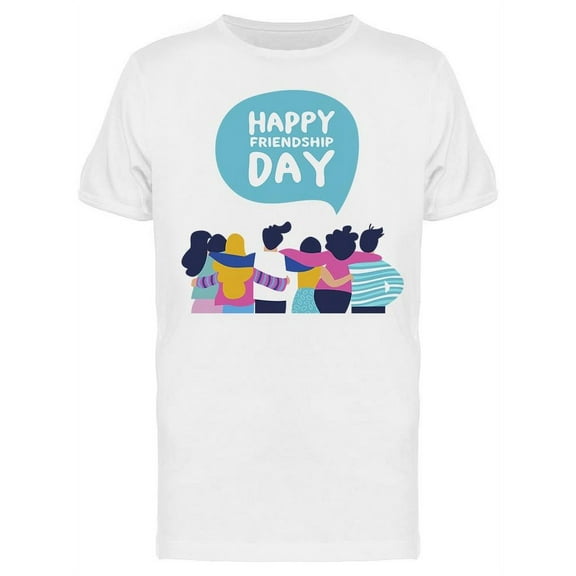 Happy Friendship Day Friends T-Shirt Men -Image by Shutterstock, Male XX-Large