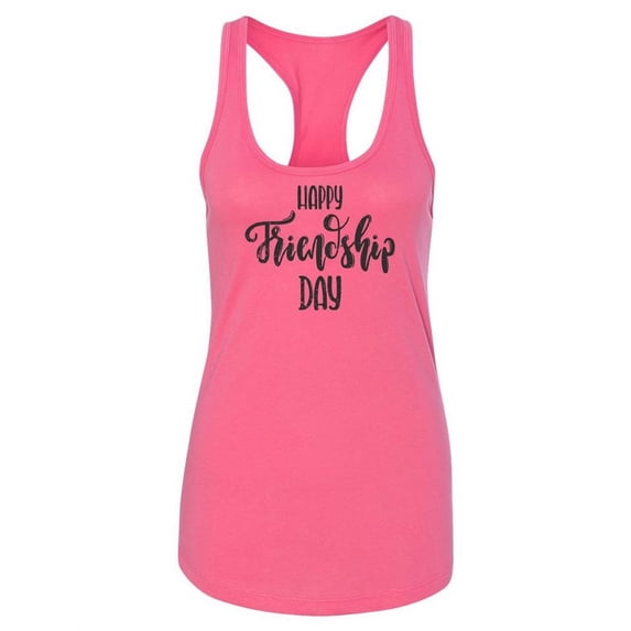 Happy Friendship Day Racerback Tank Women -Image by Shutterstock, Female Medium