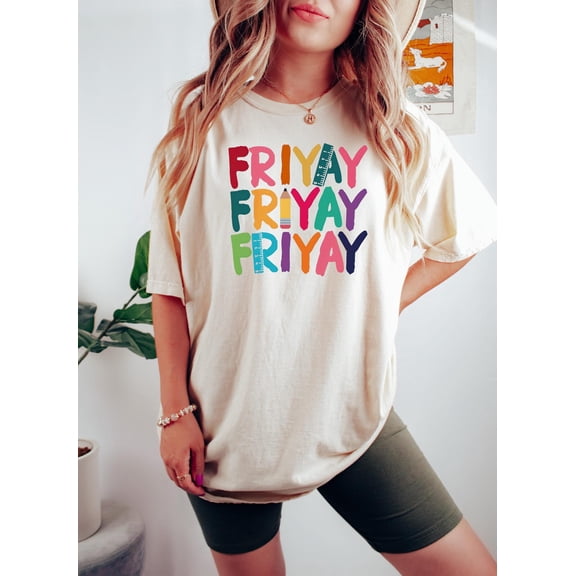 Happy Friyay Shirt, Teacher, Teacher Shirt, Friday Weekend Shirt, Friyay Teacher Shirt, Fri-Yay Shirt, Teacher Team Tee All Size S-5Xl