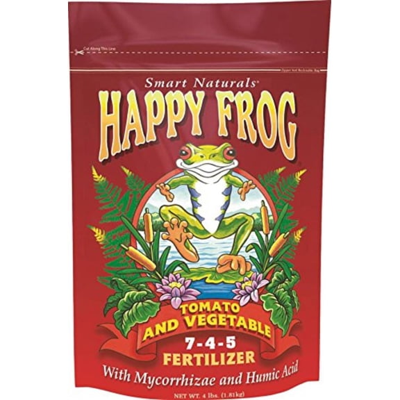 Happy Frog Tomato & Vegetable 7-4-5, 4 Pounds, Not sold in IL By FoxFarm