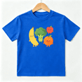 thumbnail image 1 of Happy Fruits Vegetables Salad Boys Graphic Tees Food Kids T-Shirt 100% Cotton Short Sleeve Tops Ages 4-13Y, 1 of 5