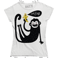 thumbnail image 1 of Happy Funny Monkey Eating Banana Chimp Say I'm Fine Women's T-Shirt, 1 of 4