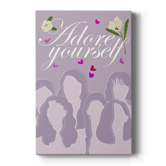 Happy Galentine's Day Collection B Premium Gallery Wrapped Canvas - Ready to Hang