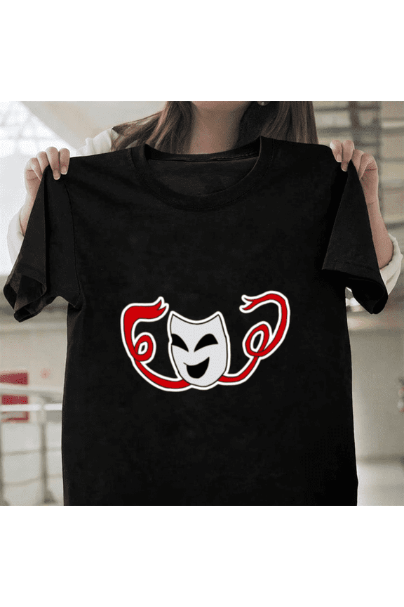 Happy Gangle The Amazing Digital Circus Comedy Ribbon Mask Graphic Unisex T-Shirt, up to size 3XL.