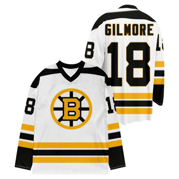 Happy Gilmore 2 Graphic Cosplay Hockey Jersey – Unisex V-Neck Long Sleeve Pullover Streetwear for Movie Lovers