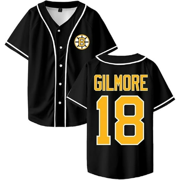 Happy Gilmore 2 Merch Baseball Jacket Unisex Fashion V-neck Button Short Sleeve T-shirt