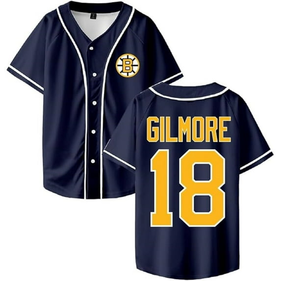 Happy Gilmore 2 Merch Baseball Jacket Unisex Fashion V-neck Button Short Sleeve T-shirt