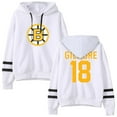 thumbnail image 1 of Happy Gilmore 2 Merch Hoodies Unisex Pocketless Double Bar Sleeve Sweatshirt Long Sleeve Pullover,3XL,White, 1 of 2