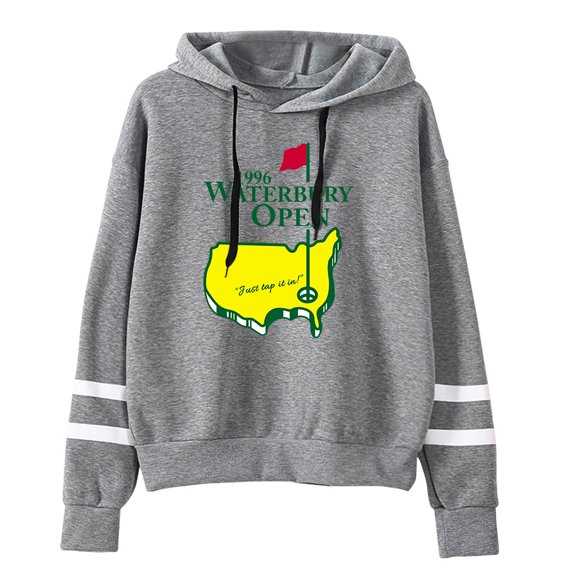 Happy Gilmore 2 merch Waterbury Open Just Tap It in funny Golf Hooded Drawstring Pocket Sweatshirt Men/women Pullover