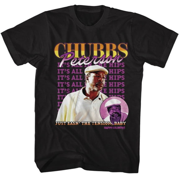 Happy Gilmore Easn The Tension Black Adult T-Shirt Xl