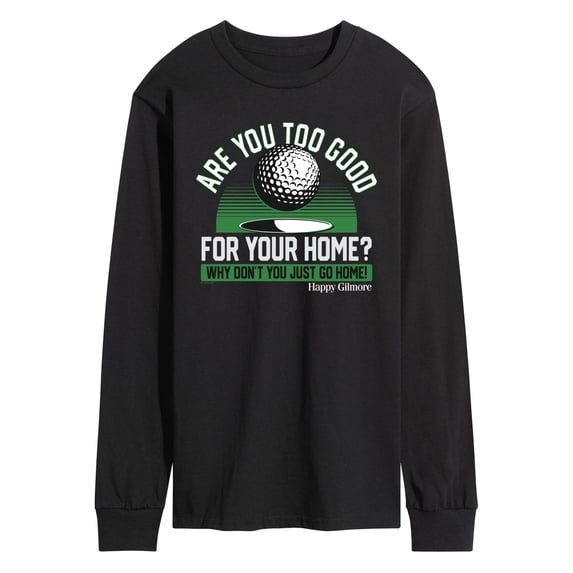 Happy Gilmore - Go Home - Men's Long Sleeve Graphic T-Shirt