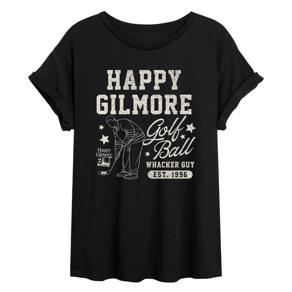 Happy Gilmore - Golf Ball Wacker Guy - Juniors Oversized Graphic T-Shirt