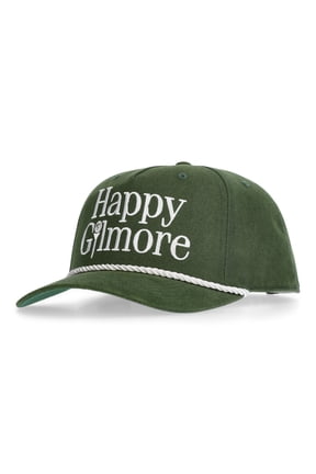 Happy Gilmore Men's Adjustable Snapback Hat, Green