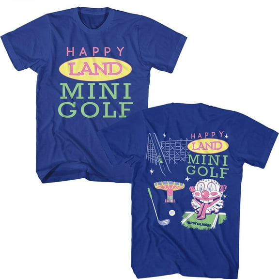 Happy Gilmore Happy Land Mini Golf Royal Adult T-Shirt M ***F&B***