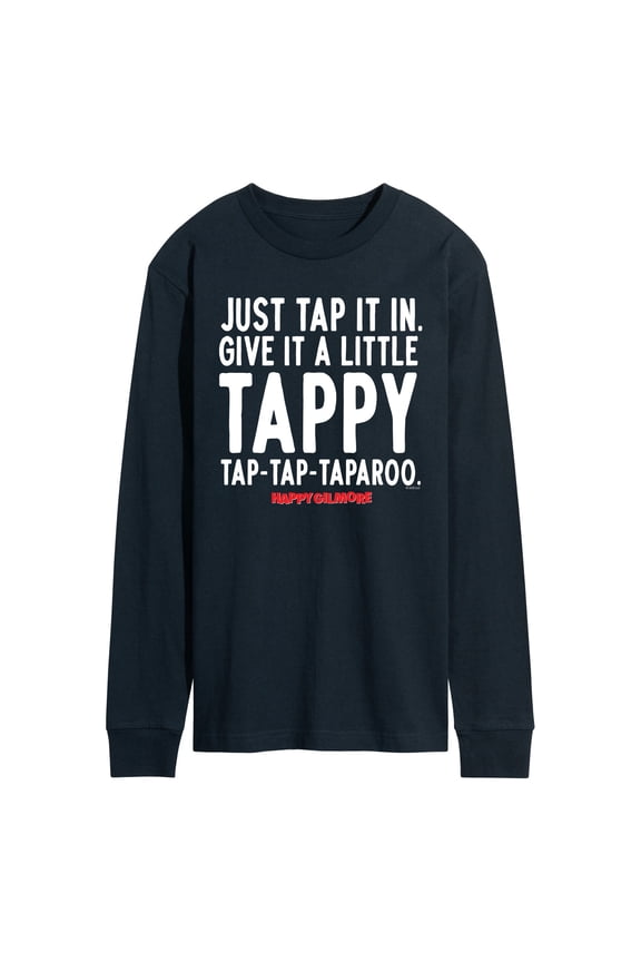 - Just Tap It In - Men's Long Sleeve Graphic T-Shirt