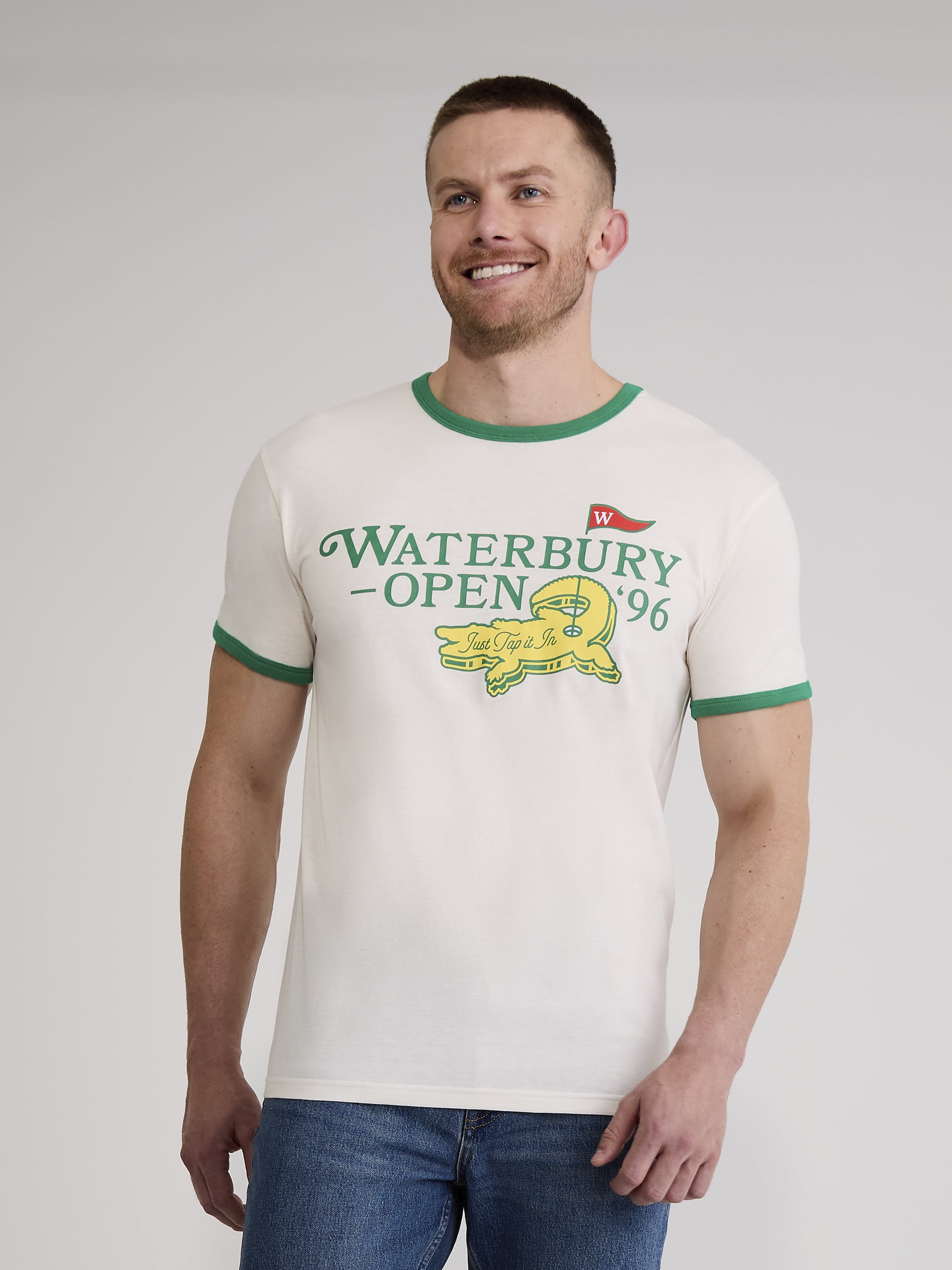 Happy Gilmore Men's & Big Men's Ringer Graphic Tee, Sizes S-3XL