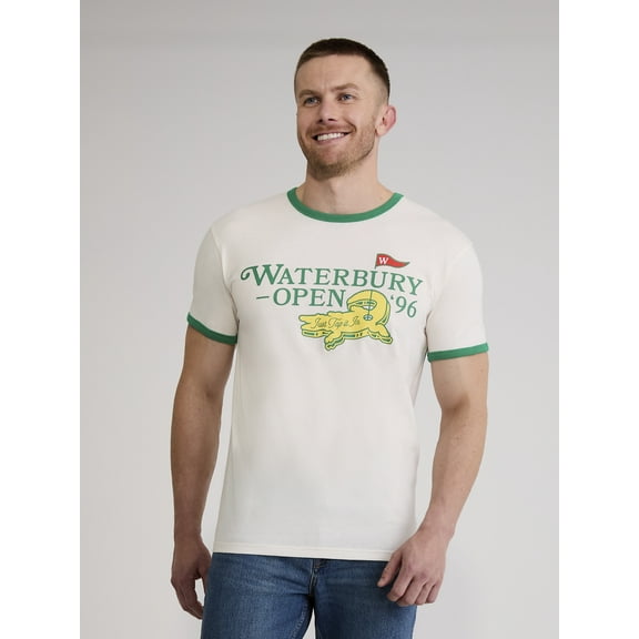 Happy Gilmore Men's & Big Men's Ringer Graphic Tee, Sizes S-3XL