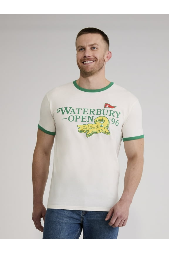 Men's & Big Men's Ringer Graphic Tee, Sizes S-3XL