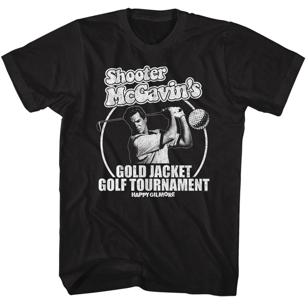 Happy Gilmore Movie Shooter McGavin's Gold Jacket Golf Tournament Men's