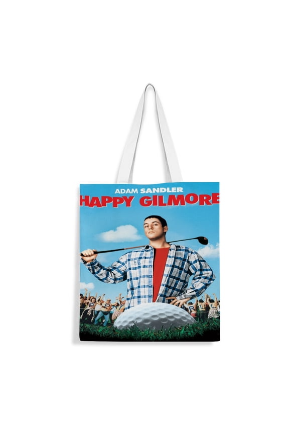 Happy Gilmore Tote Bag Fans Inspired Gift Lover Shoulder Bag Shopping Canvas Merchandise