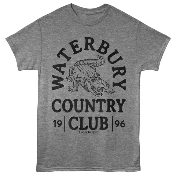 Happy Gilmore Waterbury Country Club Men's T Shirt (GraphiteGrayHeather, Adult5XL)