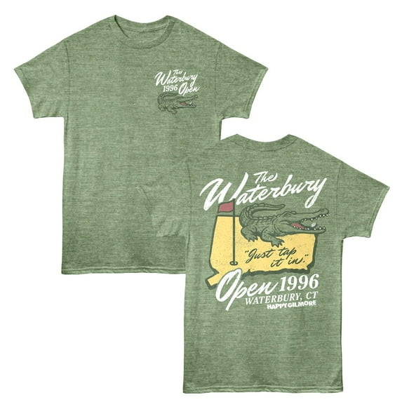 Happy Gilmore Waterbury Open 1996 Men's T Shirt (MilitaryGreenHeather, AdultS)