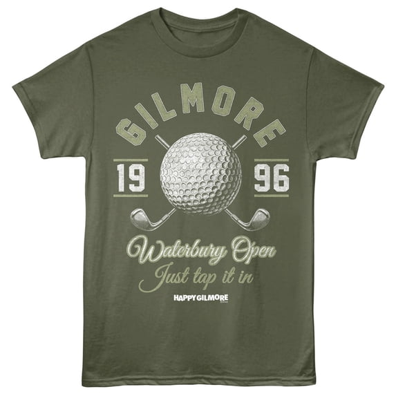 Happy Gilmore Waterbury Open 96 Men's T Shirt (MilitaryGreen, AdultS)