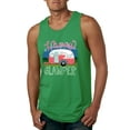 thumbnail image 1 of Happy Glamper | Fancy Camping Camper Van Caravan | Nature Lover Mens Sleeveless Top, Kelly, M, 1 of 5