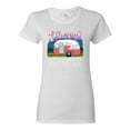 thumbnail image 1 of Happy Glamper | Fancy Camping Camper Van Caravan | Nature Lover Womens T-Shirt, White, XL, 1 of 5