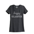 thumbnail image 1 of Happy Glamper Women's Fashion Relaxed T-Shirt Tee Charcoal Grey X-Large, 1 of 3