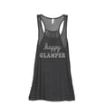 thumbnail image 1 of Happy Glamper Women's Fashion Sleeveless Flowy Racerback Workout Yoga Tank Top Charcoal Grey Small, 1 of 3
