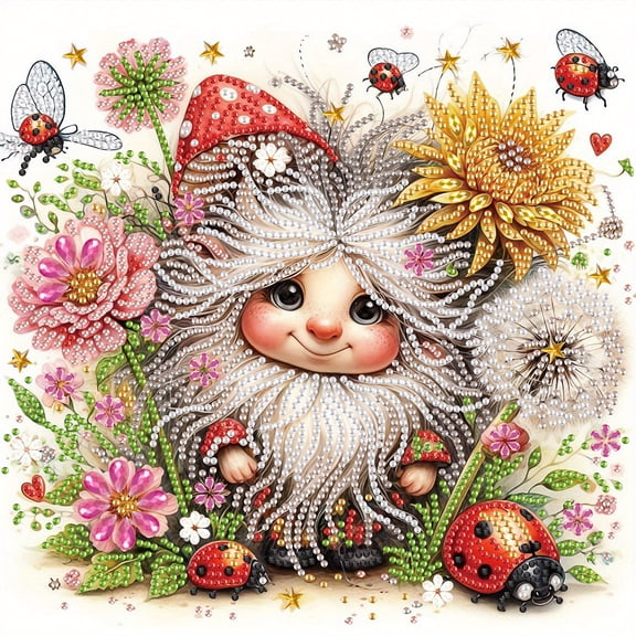 Happy Gnome Diamond Art Painting Kit