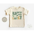 thumbnail image 1 of Happy Go Lucky Lucky Toddler Shirt - St Patrick'S Day Kids Shirt - Retro Natural Toddler Tee, New Born, Baby Shower Gift, New Parents Gift, 1 of 3